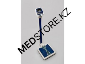 Весы напольные медицинские электронные ВМЭН-150-50/100-И-СТ-А* (бат., от сети, интерфейс, на стойке)