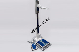 Ростомер механический напольный РП с Весами напольными медицинскими электронными ВМЭН-150-50/100-Д1-А (бат.)