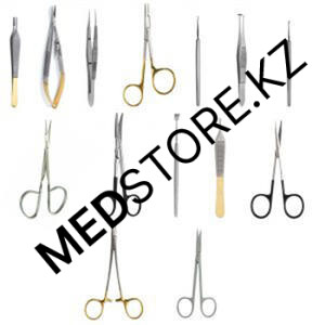 Набор инструментов для блефаропластики (13 наименований, 13 предметов)