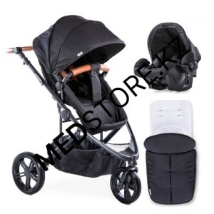 Коляска Hauck Pacific 3 Shop&#039;n Drive 3в1 caviar