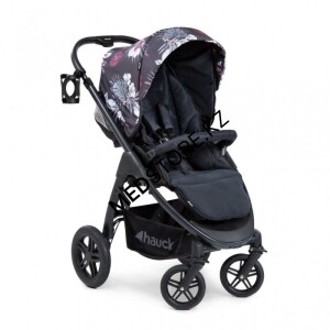 Коляска Hauck Saturn R прогулочная wild blooms black
