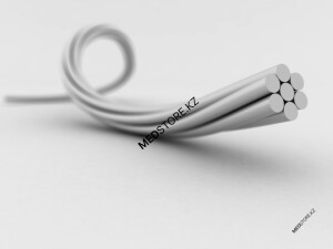 Нить капроновая (полиамидная) крученая, 1/2-40мм-колющая, М4 (1), 75см