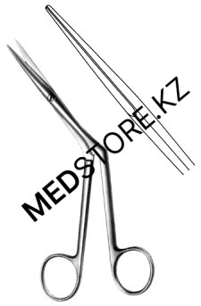 Ножницы для миндалин HEYMANN Nasal Turbinectomy Scissors 18cm 10.0410.18