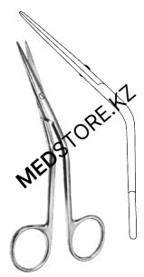 Ножницы для миндалин FOMON Scissors bent on shaft 15см 10.0400.15