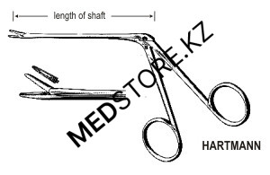 Щипцы для полипов Hartmann Ear Fcps serr 7мм, 8.5см 44.0170.08