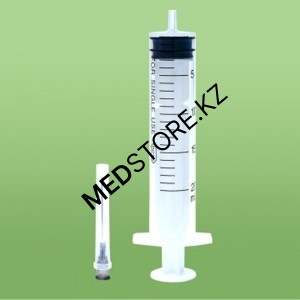 Шприцы инъекционные, трехкомпонентные, стерильные, однократного применения " Turan" 20 мл, 22G.