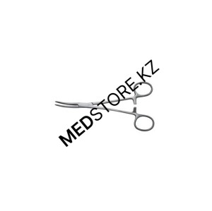 Зажим кровоостанавливающий изогнутый зубчатый №1 158 мм