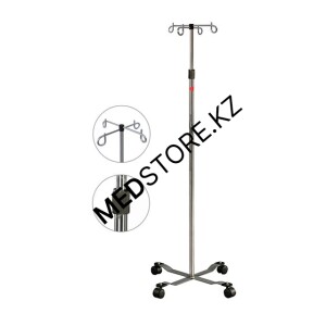 Штатив для вливаний на колесах из нержавеющей стали (Китай)