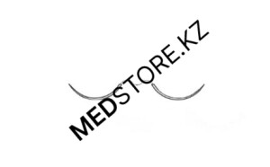 Пролен голубой M0.7 (6/0) 60см две иглы колющие, W8870