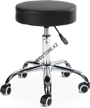 Стул врача без спинки, черный