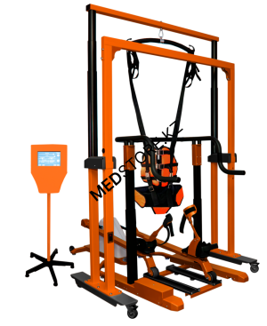 Подвес реабилитационный для вертикализации пациента «Орторент», модель «Орторент С (стационарный детский)»