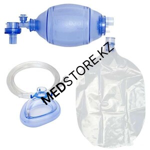 Мешок для ИВЛ типа &quot;Амбу&quot; Beebrix 1600мл ручной, однократного применения