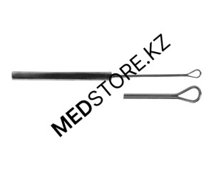 Кюретка для удаления инородных тел по Воячеку, 6х10 мм, 143 мм