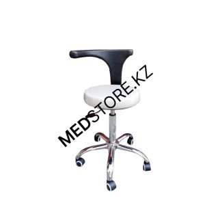 Стул врача с подлокотником, бежевый