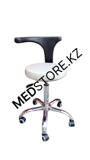 Стул врача с подлокотником, бежевый