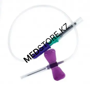 Игла-бабочка для забора крови Beeflyject 24Gх3/4&#039;&#039; (фиолетовый цвет)