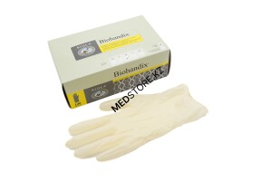 Перчатки латекс смотр нестер опудр размер S Biohandix