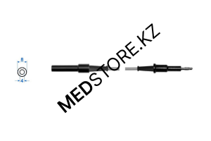 ЕН344 Кабель к монополярным инструментам. Штекер 4 мм. Длина кабеля - 3 м
