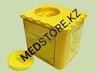 Емкость для сбора колюще-режущих медицинских отходов одноразовая ЕСО-02 "Елат"-01 на 3л
