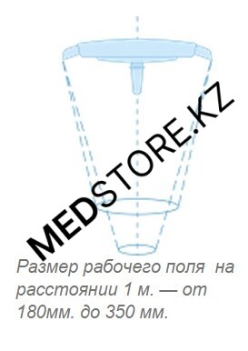 Светильник операционный потолочный ЭМАЛЕД 500/500/X