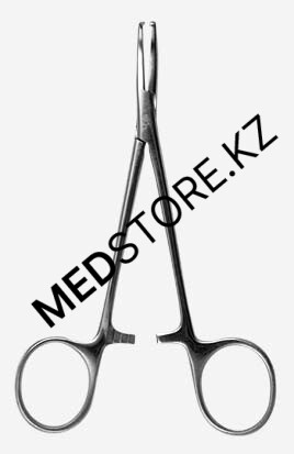 Зажим кровоостанавливающий прямой 1*2-зубый зубчатый №3 200 мм