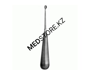 Ложка ушная острая малая жесткая, 185 мм, 44.0342.18