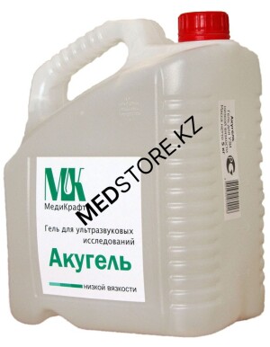 Гель для УЗИ «АКУГЕЛЬ» низкой вязкости, бесцветный,  5кг