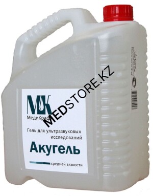 Гель для УЗИ «АКУГЕЛЬ» средней вязкости, бесцветный, 5 кг