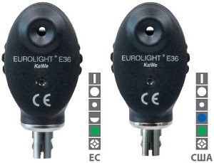 Офтальмоскоп Kawe Eurolight E36/EC