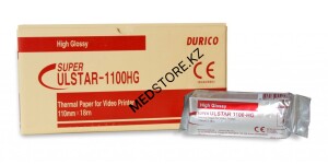 Бумага для видеопринтеров Super Ulstar-1100 HG (высоко-глянцевая), 110мм*18м (Корея)