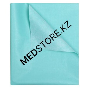 Клеенка подкладная с ПВХ покрытием 1,4 м х 50 м  -  цвет: голубой