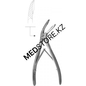 Кусачки для сосцевидного отростка (по Янсену), 164 мм, 28.1175.01