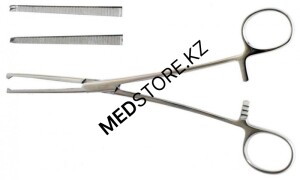 Зажим кровоостанавливающий прямой зубчатый №3 270 мм