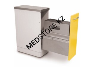 Шкаф медицинский нижний для медицинских отходов ( с выдвижной секцией)