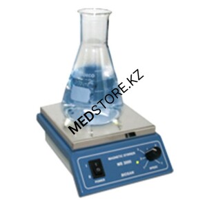 Мешалка магнитная MS-3000 без подогрева со штативом, скорость до 3000 об/мин, объем перемешиваемый -5л