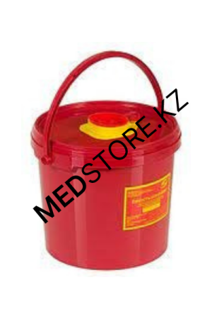 Емкость-контейнер для сбора острого инструмента Класс В (Красный) 3 л.