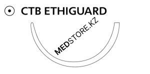 Викрил фиолетовый М4.0 (1) 90см игла тупоконечная CTB