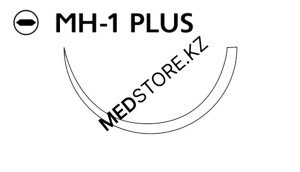 Викрил фиолетовый M3 (2/0) 75см игла колющая MH-1 Plus, W9136