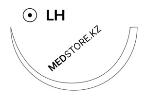 Викрил фиолетовый M3 (2/0) 75см игла колющая LH, W9150