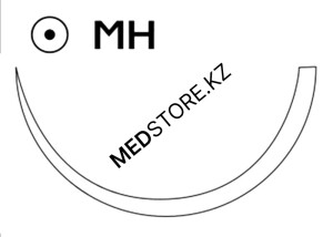 Викрил фиолетовый М3 (2/0) 90см игла колющая MH, W9440