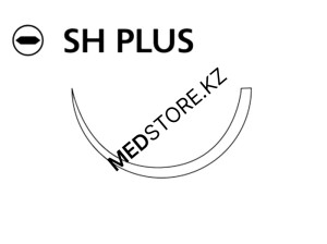 Викрил Плюс фиолетовый М3 (2/0) 70 см игла колющая SH PLUS, VCP317H