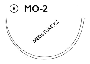 Пролен голубой М3.5 (0) 100см игла колющая MO-2, W8434