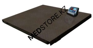 Весы платформенные МП600 ВЕД(Ж)А (дискрета 100/200, размер 1000*1000) ЦИКЛОП 12 (R232, взвешивание, сумма, %, вес жиотных)