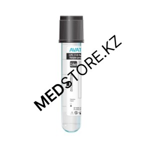 Пробирки натрия цитрат, черные