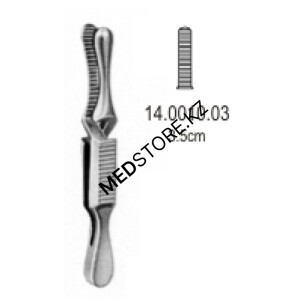 Зажим для временной остановки кровотока типа «Бульдог» 3,5 см