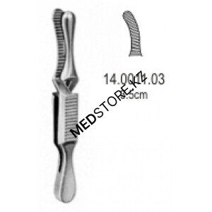 Зажим для временной остановки кровотока типа «Бульдог» 3,5 см, 14.0011.03