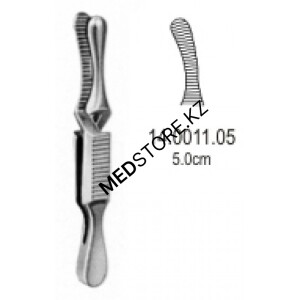 Зажим для временной остановки кровотока типа «Бульдог» 5 см, 14.0011.05