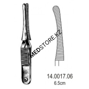 Зажим для временной остановки кровотока типа «Бульдог» 6,5 см