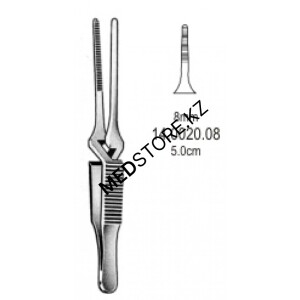 Зажим для временной остановки кровотока типа «Бульдог» 8мм/5см, 14.0020.08