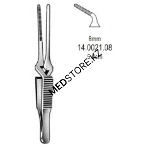 Зажим для временной остановки кровотока типа «Бульдог» 8мм/5см, 14.0021.08